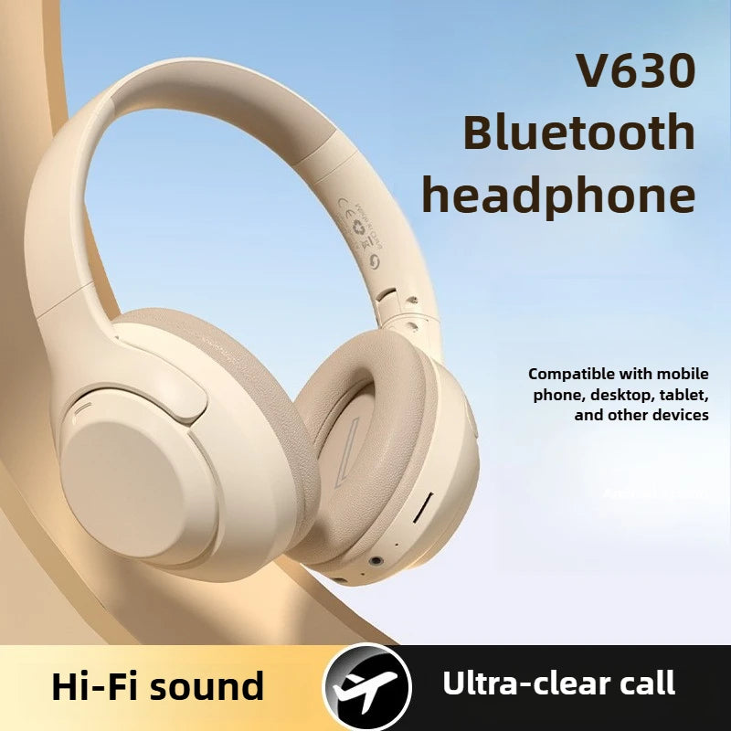 V630 Wireless Headphones Gaming for PC Mobile Foldable Over Ear...