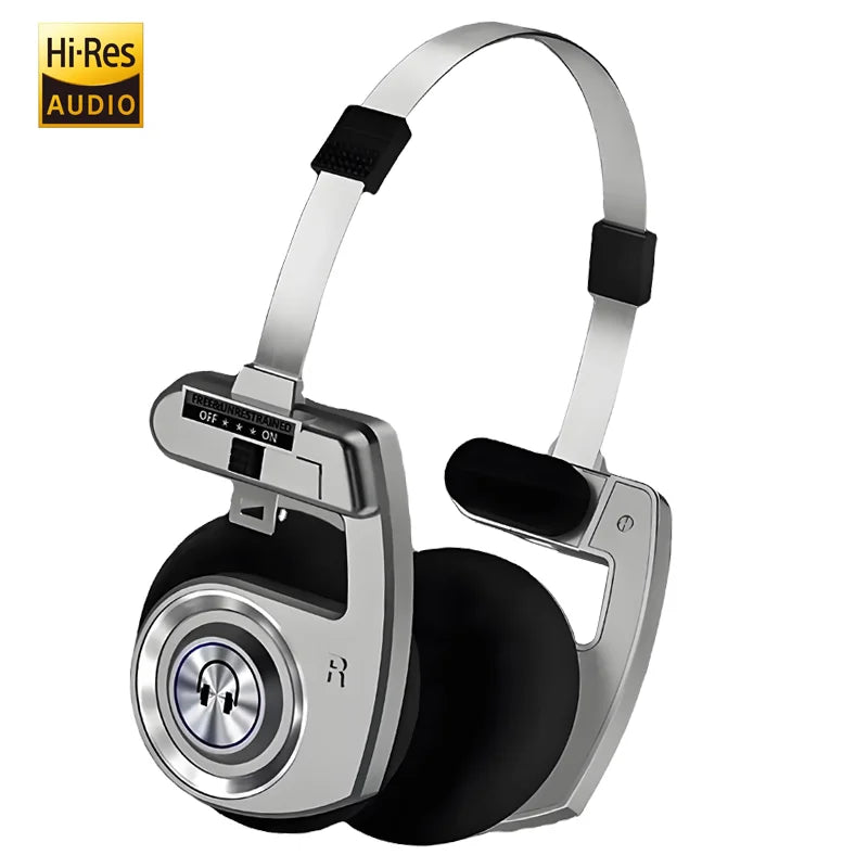 Retro Wireless Bluetooth Headphones with Stereo Microphone HIFI...